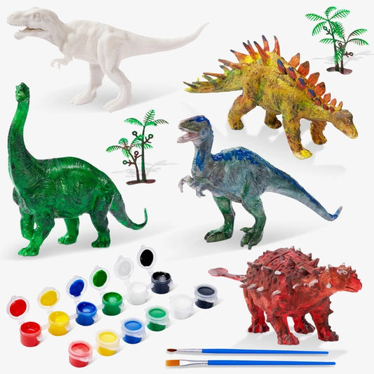 Kit pittura Dinosauri 3D