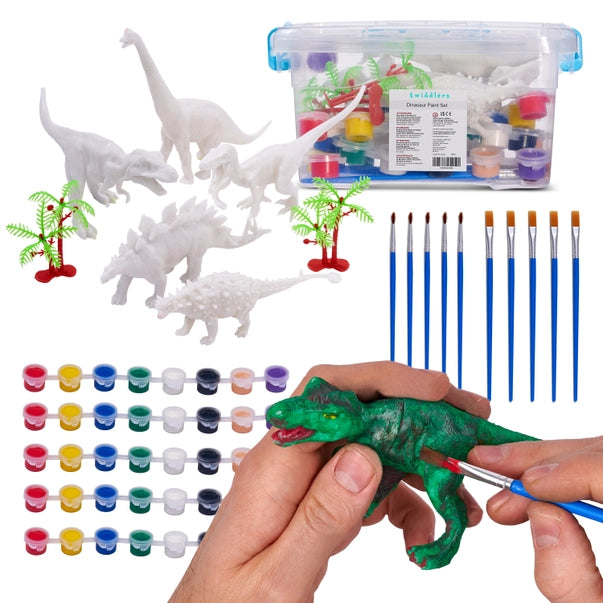 Kit pittura Dinosauri 3D